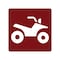 Sign Solutions Usa All-Terrain Trail (Symbol), Aluminum, 30 in x 30 in DUS08DWT3030RS-095 - alternate 1